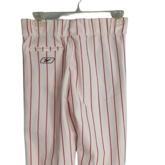 Reebok Size Youth Large Baseball Pants Red Stripe Pattern 100% Polyester NEW - Picture 8 of 12